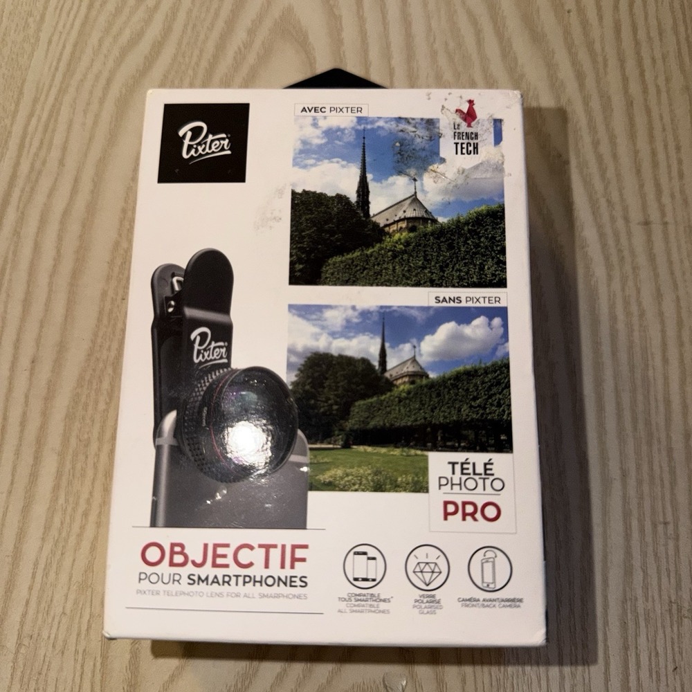Pixter Telephoto Pro Lens Zoom X2 iOS Samsung iPhone Compatible